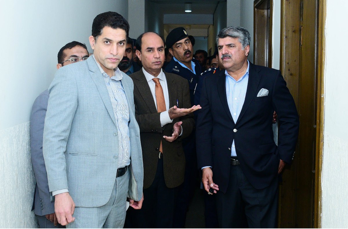 Islamabad 05.03.2024: Deputy Speaker National Assembly Syed Ghulam Mustafa Shah visiting Servant Quarters in Parliament Lodge's