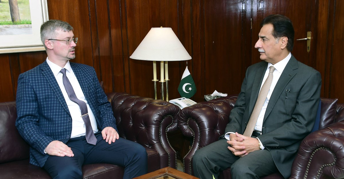 Islamabad 16.05.2024: Ambassador of Russia Mr. Albert Khorev called on Speaker National Assembly Sardar Ayaz Sadiq at Parliament House.
