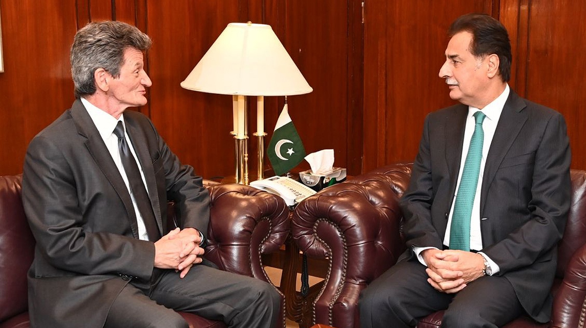 Islamabad 12.07.2024: Ambassador of Hungary Mr. Bela Fazekas called on Speaker National Assembly Sardar Ayaz Sadiq at Parliament House.