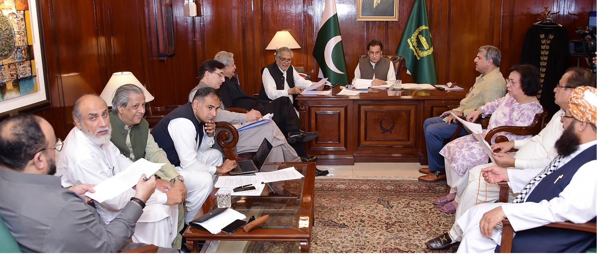 Islamabad 02.08.2024: Speaker National Assembly Sardar Ayaz Sadiq presiding over the meeting of Parliamentary Leaders in National Assembly at Parliament House.