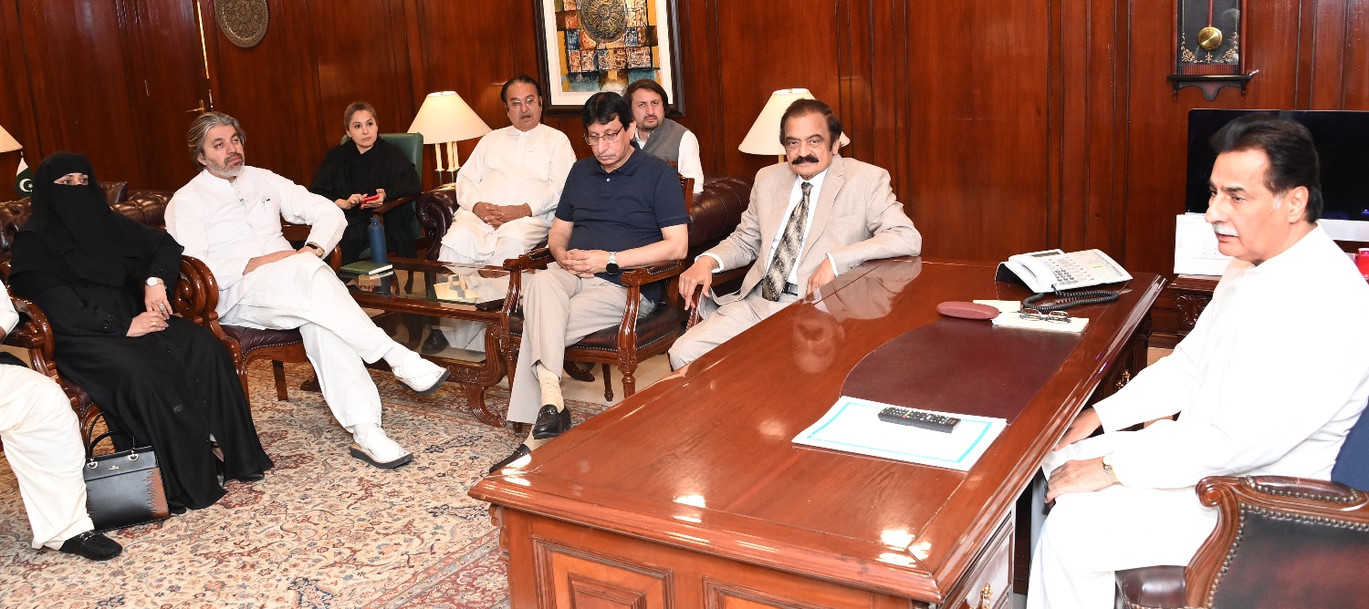 Islamabad 10.09.2024: Speaker National Assembly Sardar Ayaz Sadiq presiding over the meeting of Treasury & Opposition Members in National Assembly at Parliament House.