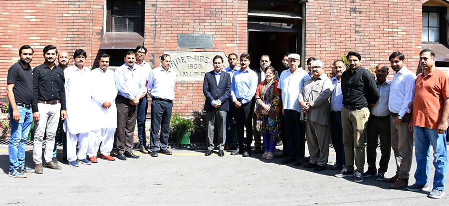 Rawalpini 02.10.2024: Speaker National Assembly Sardar Ayaz Sadiq inaugurated Silo Grain storage facility. MNA Isphanyar M. Bhandara is also present on this occasion