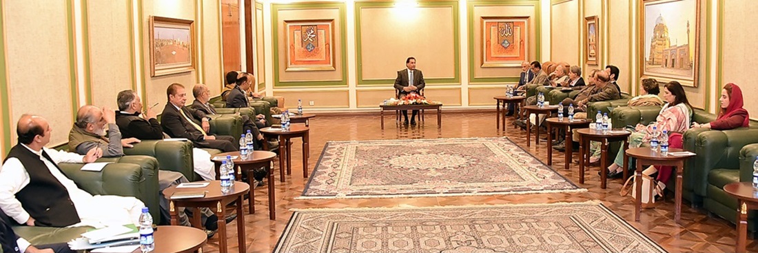 Islamabad 10.02.2025: Speaker National Assembly Sardar Ayaz Sadiq Chairing the meeting of Business Advisory Committee at Parliament House.
