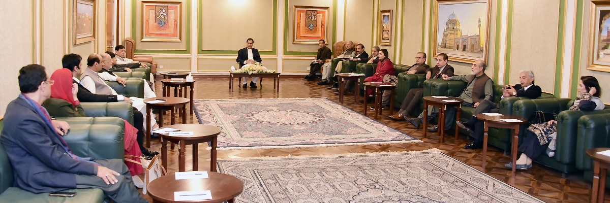 Islamabad 11.03.2025: Speaker National Assembly Sardar Ayaz Sadiq chairing the meeting of Business Advisory Committee at Parliament House.