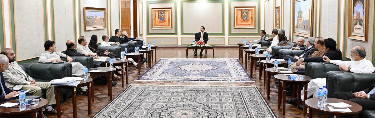 Islamabad 05-05-2025: Speaker National Assembly Sardar Ayaz Sadiq Chairing the meeting of the Business Advisory Committee at Parliament House.
