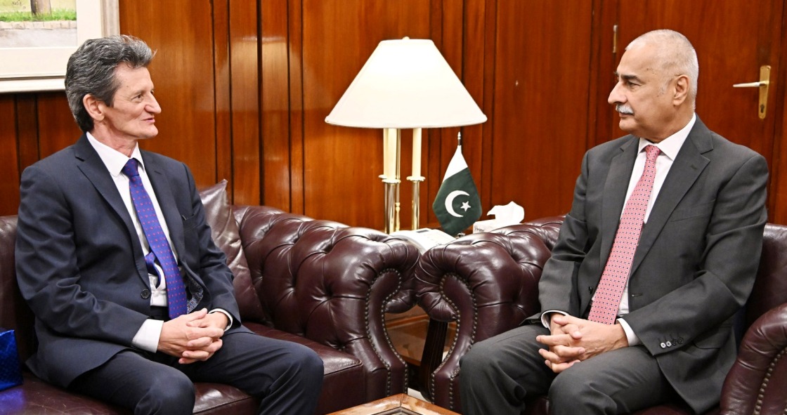 Islamabad 18.06.2025: Ambassador of Hungary Mr. Bela Fazekas called on Speaker National Assembly Sardar Ayaz Sadiq at Parliament House.