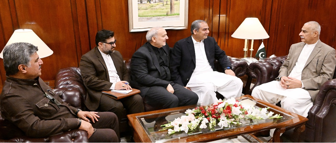 Islamabad 27.06.2025: Ambassador of Iran Dr. Reza Amiri-Moghadam called on Speaker National Assembly Sardar Ayaz Sadiq at Parliament House. Federal Minister for Interior Mohsin Naqvi & Deputy Speaker National Assembly Syed Ghulam Mustafa Shah are also present.