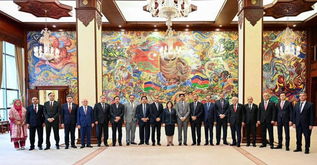 Baku 7th July 2025: Pakistan’s Parliamentary Delegation led by Speaker National Assembly, Sardar Ayaz Sadiq visited the Milli Majlis of the Republic of Azerbaijan