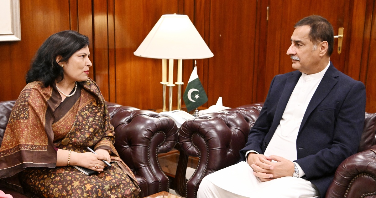 Islamabad 12.08.2025: Ambassador of Nepal Ms. Rita Dhital called on Speaker National Assembly Sardar Ayaz Sadiq at Parliament House
