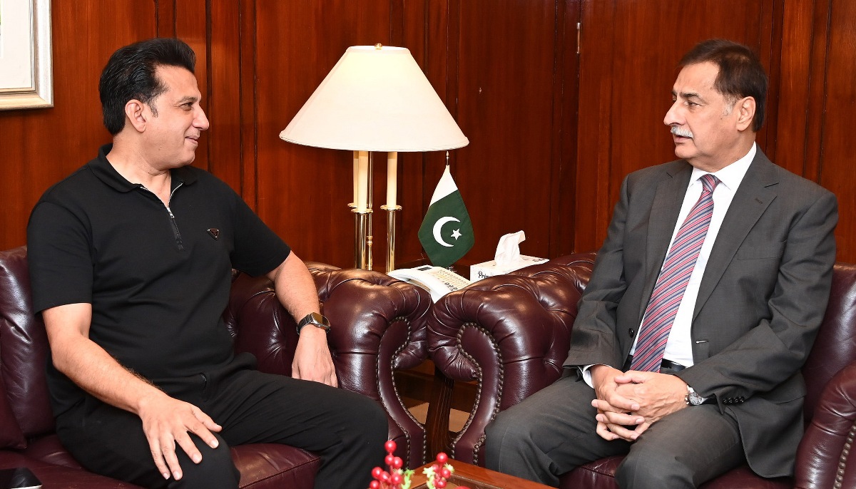 Islamabad 02.09.2025: Speaker National Assembly Sardar Ayaz Sadiq in a meeting with CEO Lahore Qalanders Mr. Rana Atif at Parliament House