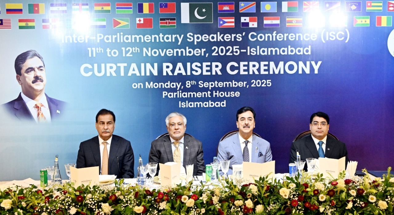 Islamabad 08.09.2025: Speaker National Assembly Sardar Ayaz Sadiq attended the Curtain Raiser Ceremony for the forthcoming Inter-Parliamentary Speakers’ Conference in Islamabad at Parliament House.