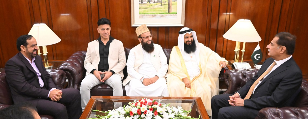 Islamabad 09.09.2025: Speaker National Assembly Sardar Ayaz Sadiq in a meeting with Member of the Shura Council/ Deputy Head of Legislative and Legal Affairs Committee of Shura Council of the Kingdom of Bahrain Dr. Adel Abdulrahman Al-Muawda at Parliament House.