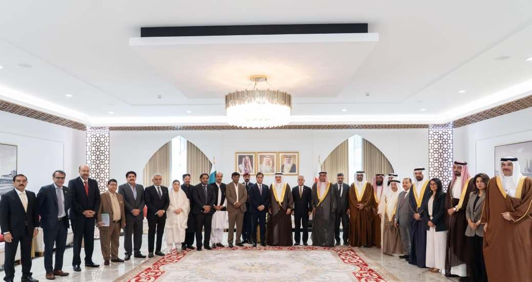 Bahrain 22nd September, 2025; Speaker National Assembly Sardar Ayaz Sadiq led a Parliamentary Delegation to Bahrain on Special Invitation of Bahraini Counterpart Ahmed bin Salman Al Musallam