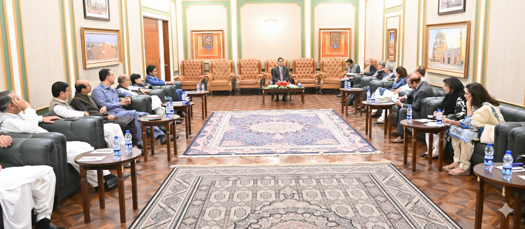 Islamabad 29.09.2025: Speaker National Assembly Sardar Ayaz Sadiq chairing the meeting of Business Advisory Committee at Parliament House.