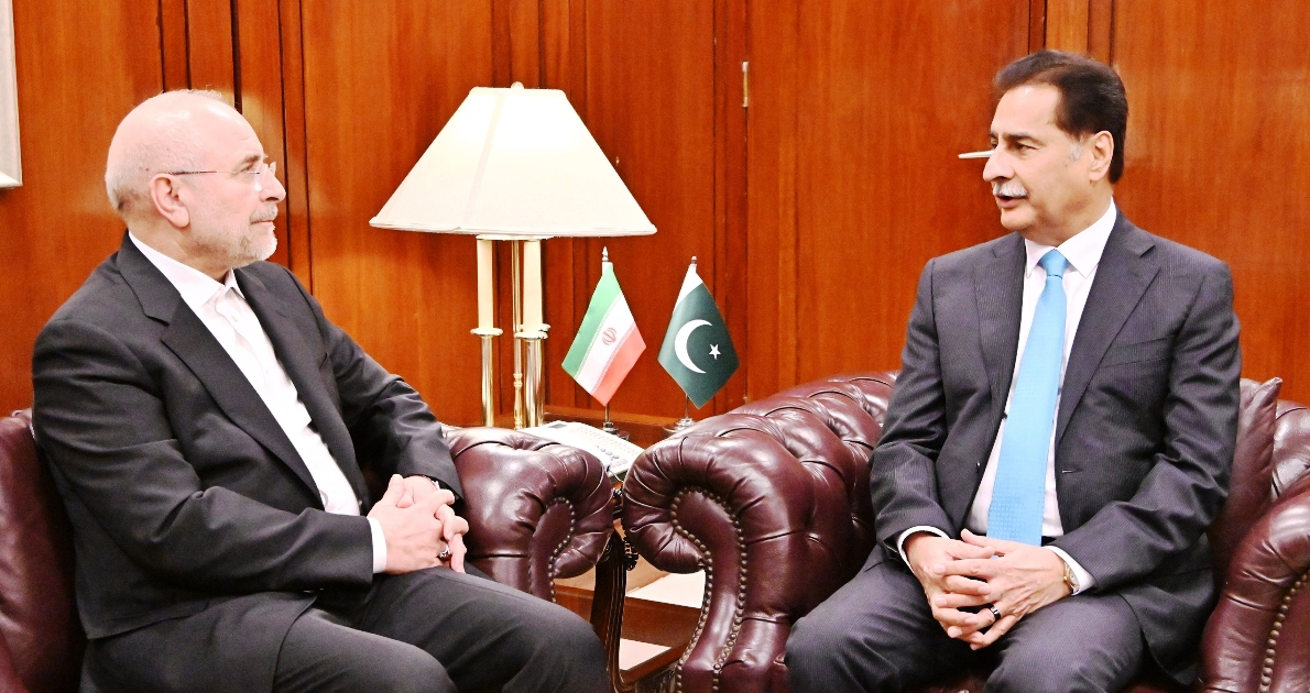 Islamabad.05.11.2025: Speaker of the Islamic Consultative Assembly of Iran Mohammad Bagher Ghalibaf Called on Speaker National Assembly Sardar Ayaz Sadiq at Parliament House.