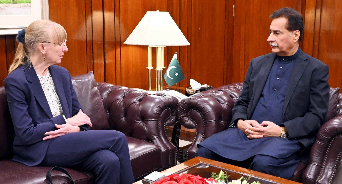 Islamabad 26.11.2025: Ambassador of Germany Ms. Ina Lepal Called on Speaker National Assembly Sardar Ayaz Sadiq at Parliament House 