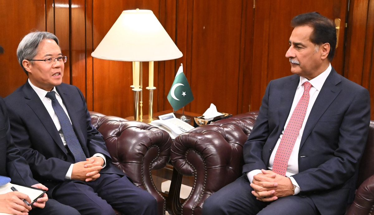 Islamabad 14.01.2026: Chinese Ambassador Mr. Jiang Zaidong called on Speaker National Assembly Sardar Ayaz Sadiq at Parliament House.