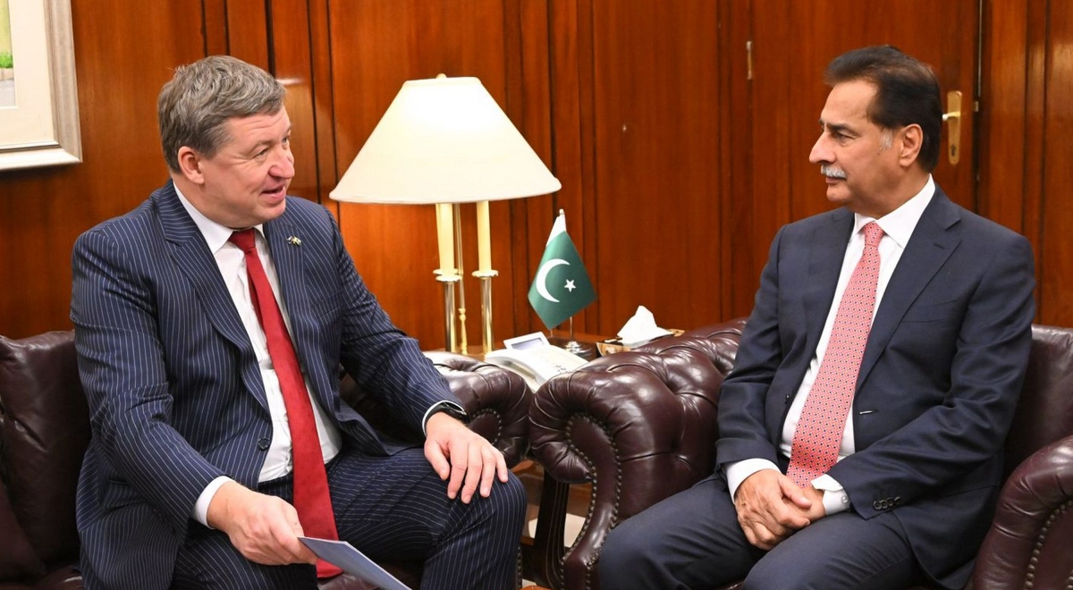 Islamabad 14.01.2026: Ambassador of the European Union Mr. Raimundas Karoblis called on Speaker National Assembly Sardar Ayaz Sadiq at Parliament House