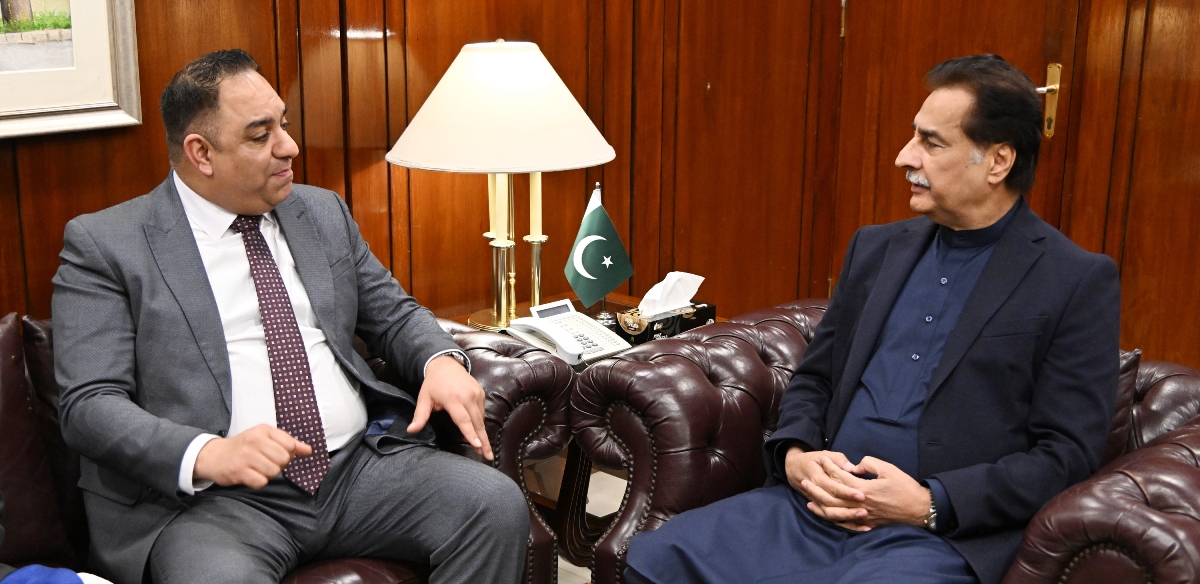 Islamabad 02.02.2026: Member of Parliament House of Common of the United Kingdom Mr. Imran Hussain called on Speaker National Assembly Sardar Ayaz Sadiq at Parliament House.