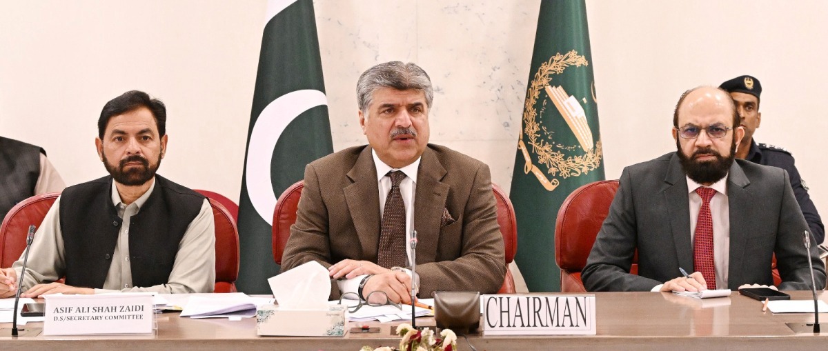 Islamabad 12.05.2026: Deputy Speaker National Assembly Syed Ghulam Mustafa Shah Presiding over the meeting of House & Library Committee of the National Assembly at Parliament House.