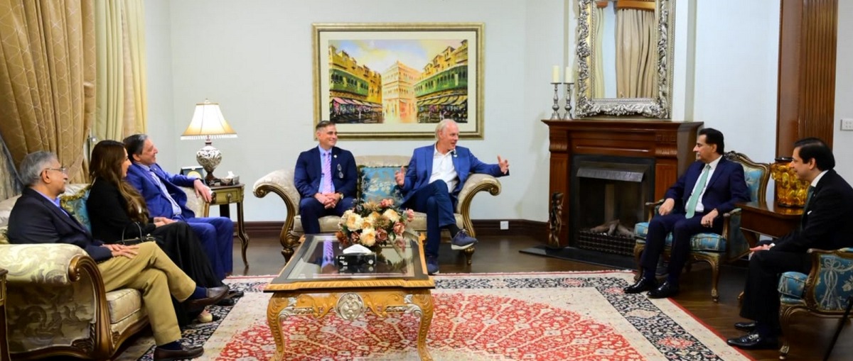 Islamabad 28.07.2026:Speaker NA Sardar Ayaz Sadiq in a meeting with United States Congressional Delegation(CODEL) led by Rep. Ryan Zinke (R-Mont) and Rep. Michael Baumgartner (R-Wash) USA Ambassador to Pakistan Natalie A Baker also present on the occasion.