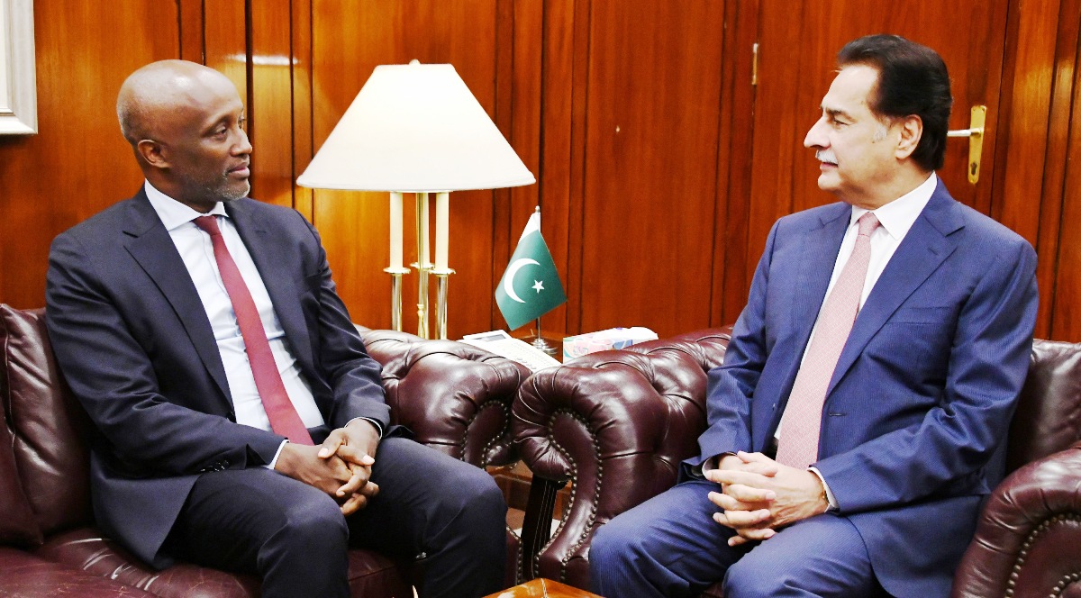 Islamabad 24.08.2026: United Nations Resident Coordinator and Humanitarian Coordinator Mohamed Yahya called on Speaker National Assembly Sardar Ayaz Sadiq at Parliament House.
