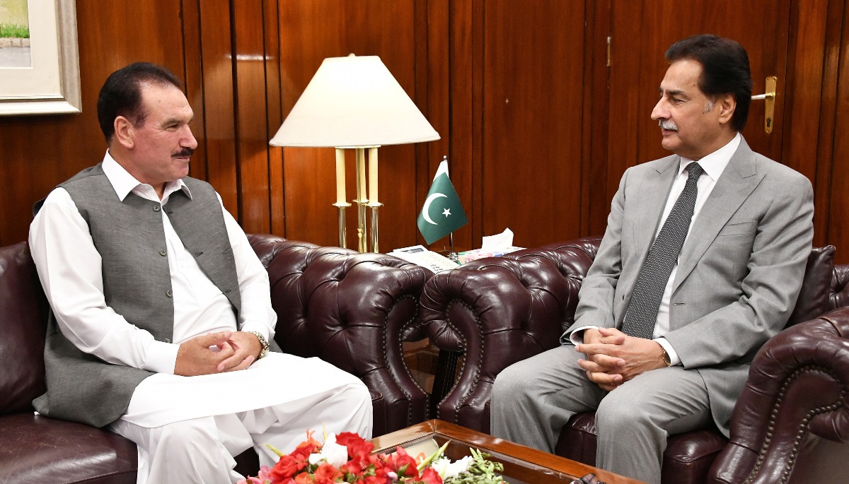 Islamabad 25.08.2026: Deputy Speaker Gilgit-Baltistan Assembly Malik Kifayat-ur-Rehman called on Speaker National Assembly Sardar Ayaz Sadiq at Parliament House.